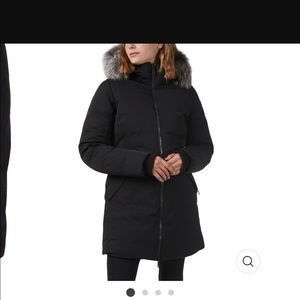 New With Tags Pajar Amberly Black Parka Size M